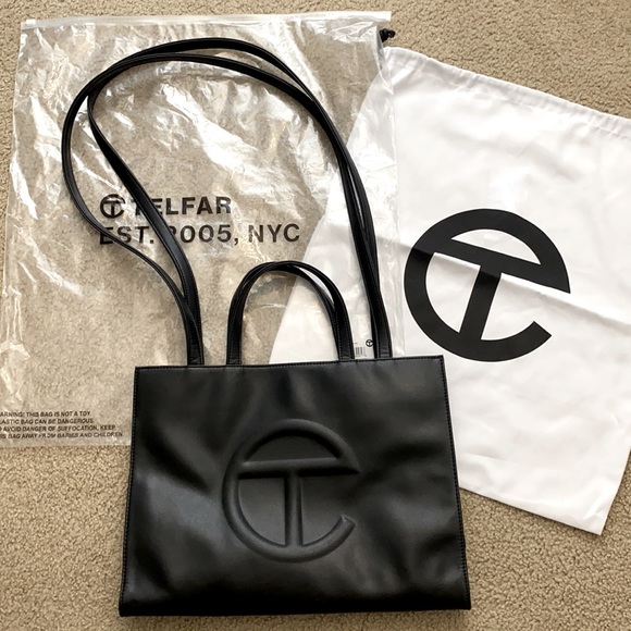 Telfar Handbags - Black Medium Telfar Shopping Bag